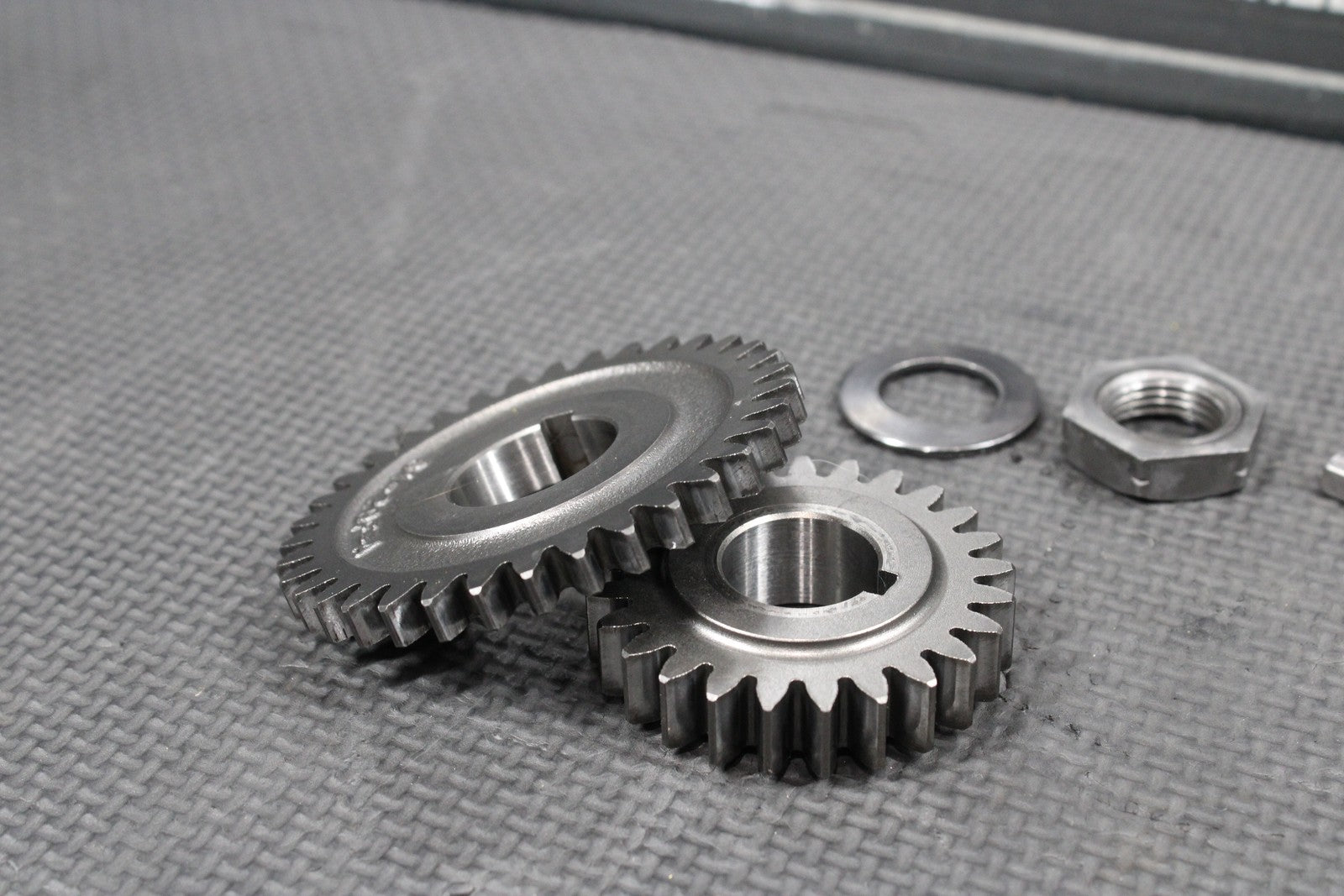 2000 SUZUKI DRZ400 OEM ENGINE CRANKSHAFT PRIMARY MAIN DRIVE TIMING GEARS SET - hggarage