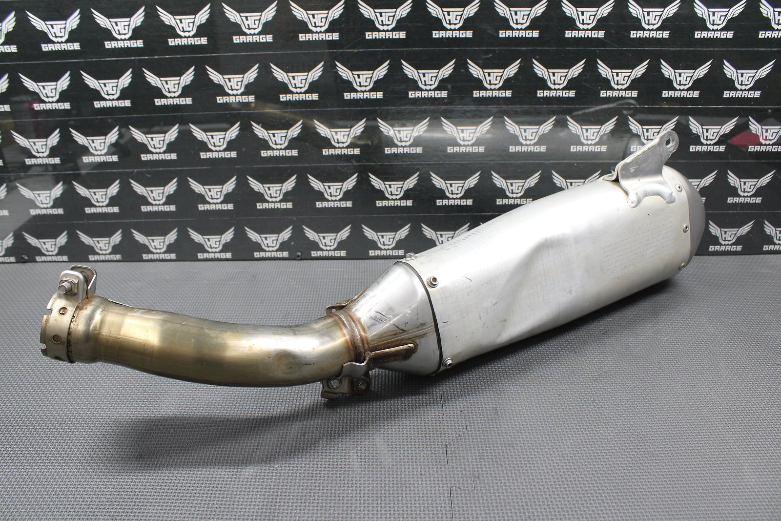 2019 17 - 19 YAMAHA YZ250FX OEM MUFFLER EXHAUST SILENCER SLIP ON PIPE 1SM - 14750 - A0 - hggarage