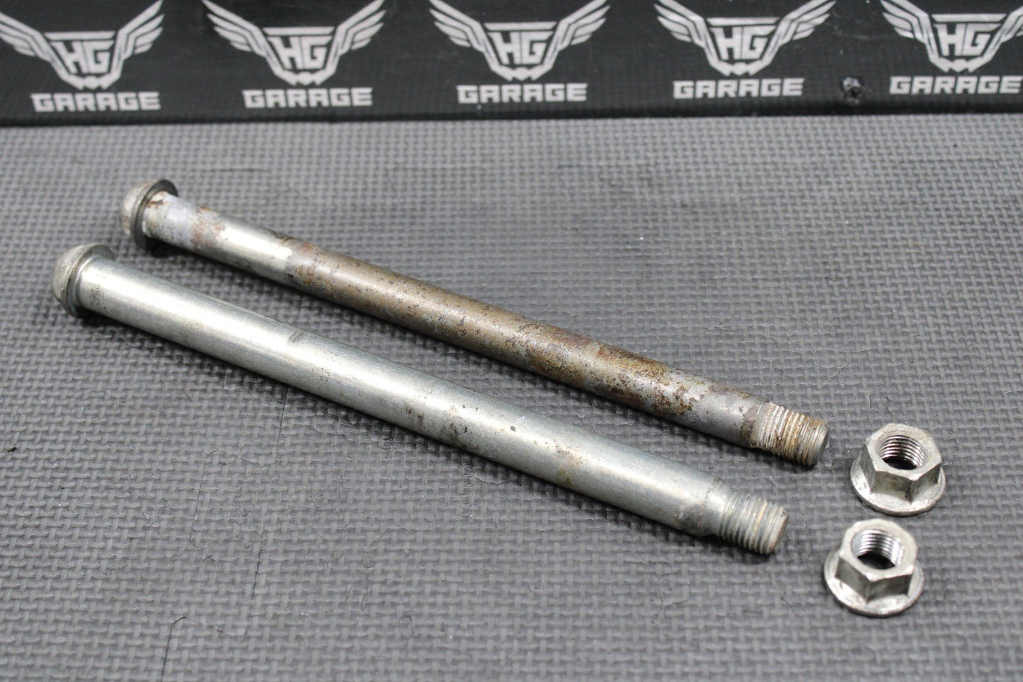 2009 KAWASAKI KLX250SF OEM SWINGARM BOLT SUSPENSION LINKAGE PIVOT SHAFT BOLTS - hggarage
