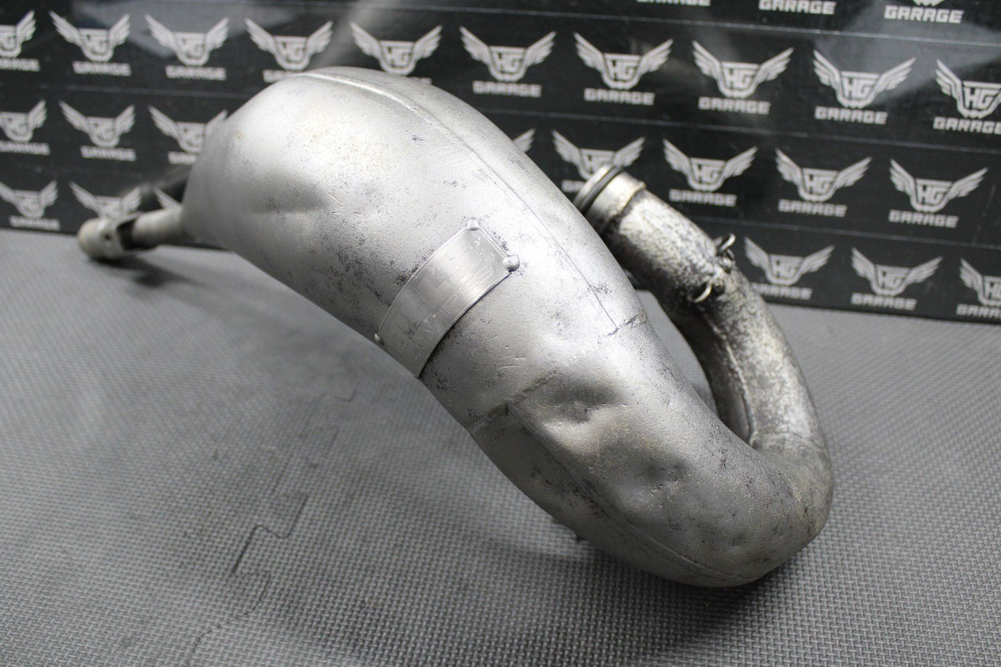 1999 SUZUKI RM125 BILLS WORKS RAW EXHAUST PIPE CHAMBER HEADER MUFFLER 14310 - 36E2 - hggarage