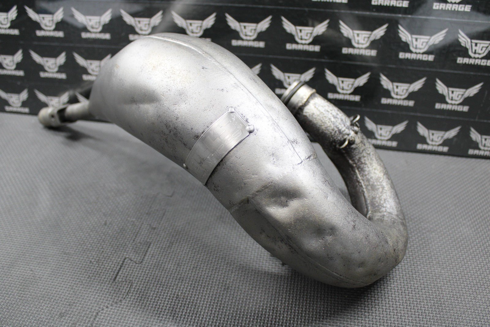 1999 SUZUKI RM125 BILLS WORKS RAW EXHAUST PIPE CHAMBER HEADER MUFFLER 14310 - 36E2 - hggarage