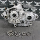 1999 SUZUKI RM125 OEM LEFT ENGINE MOTOR CRANKCASE CRANK CASE BOTTOM END - hggarage