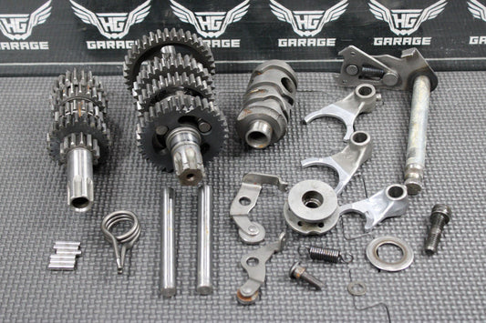 2003 KAWASAKI KX65 ENGINE TRANSMISSION GEARBOX TRANS SHIFT FORKS SHAFTS GEARS - hggarage