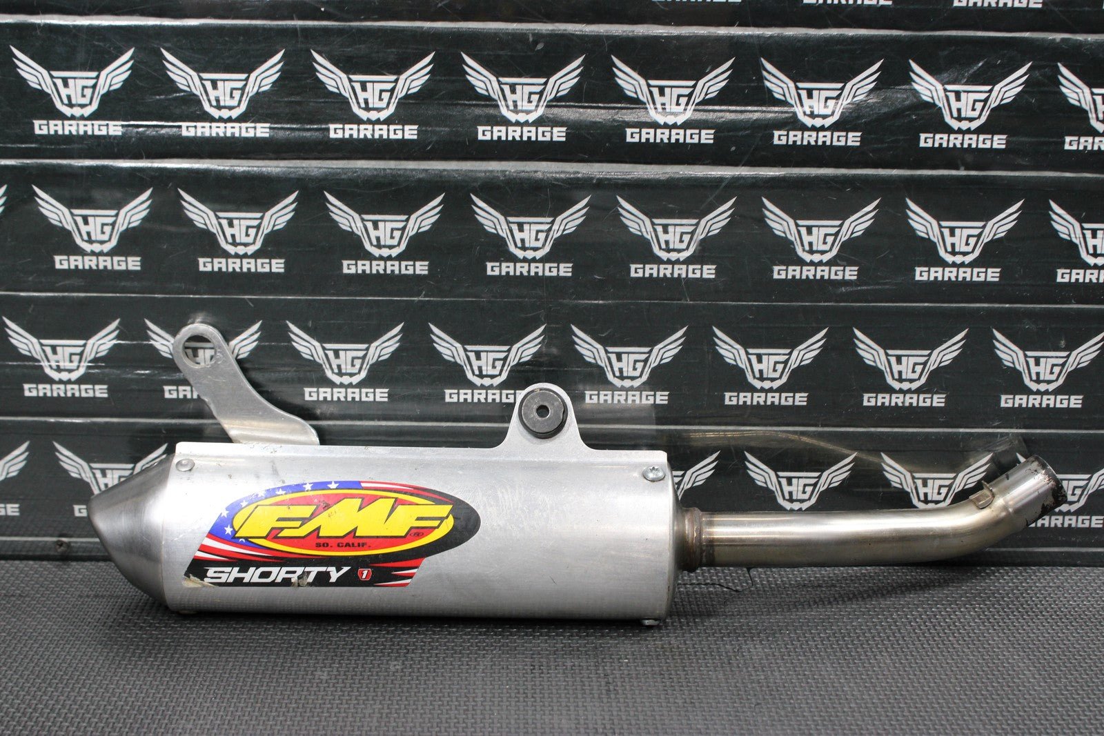 2002 YAMAHA YZ250 02 - 26 FMF SHORTY MUFFLER EXHAUST SILENCER SLIP ON PIPE - hggarage