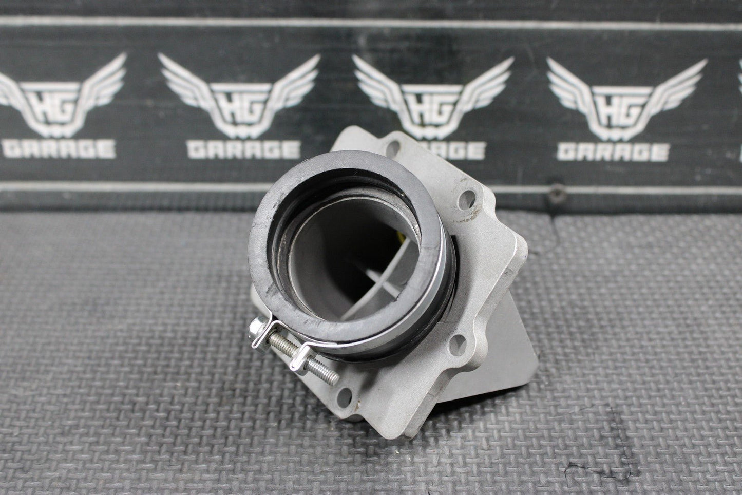 1997 KAWASAKI KX250 BOYESEN RAD VALVE INTAKE BOOT REED BLOCK ASSEMBLY GOOD! - hggarage
