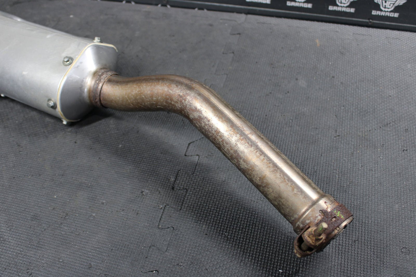 2014 KAWASAKI 13 - 16 KX250F OEM MUFFLER EXHAUST SILENCER SLIP ON PIPE - hggarage