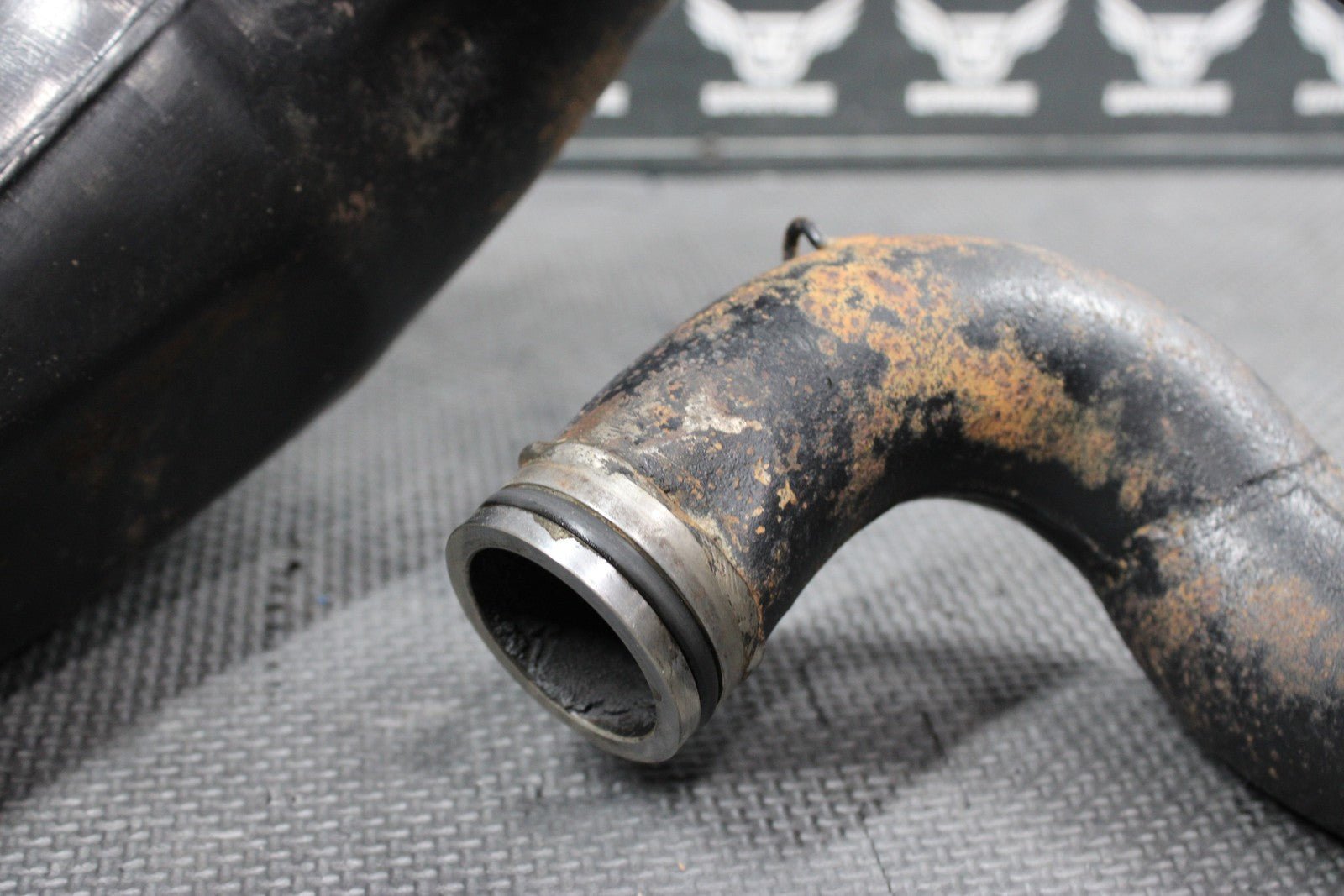 1996 SUZUKI RM250 FMF GOLD SERIES FATTY EXHAUST PIPE CHAMBER HEADER 14310 - 37E00 - hggarage