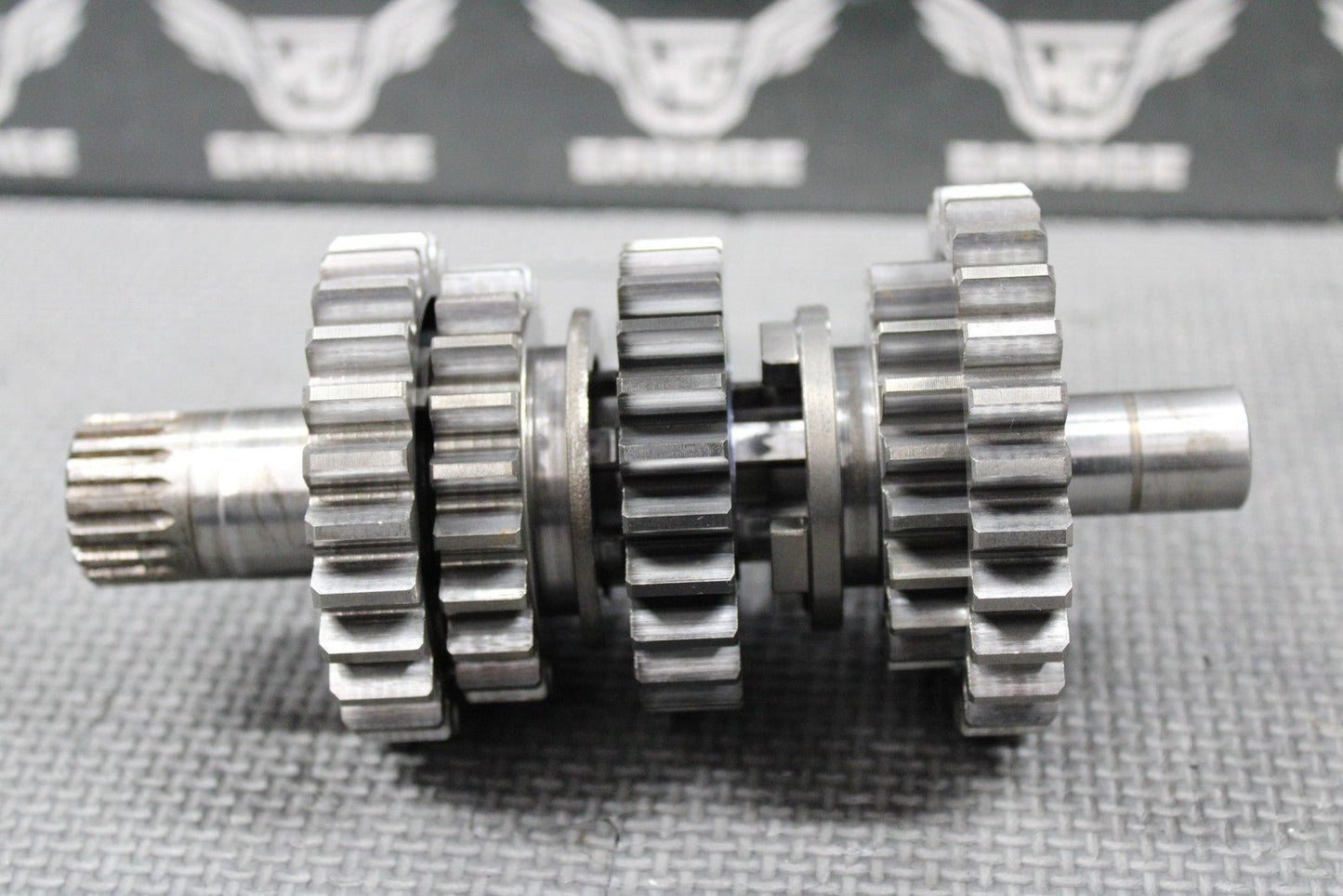 1988 88 - 91 HONDA CR250R OEM TRANSMISSION TRANNY GEARBOX GEARS SHIFT FORKS GOOD! - hggarage