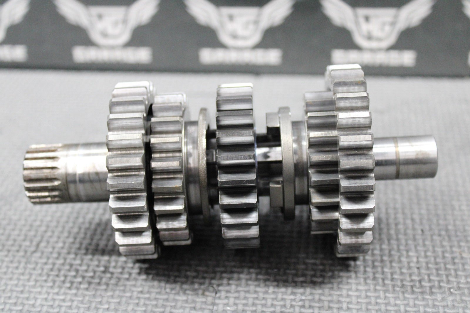 1988 88 - 91 HONDA CR250R OEM TRANSMISSION TRANNY GEARBOX GEARS SHIFT FORKS GOOD! - hggarage