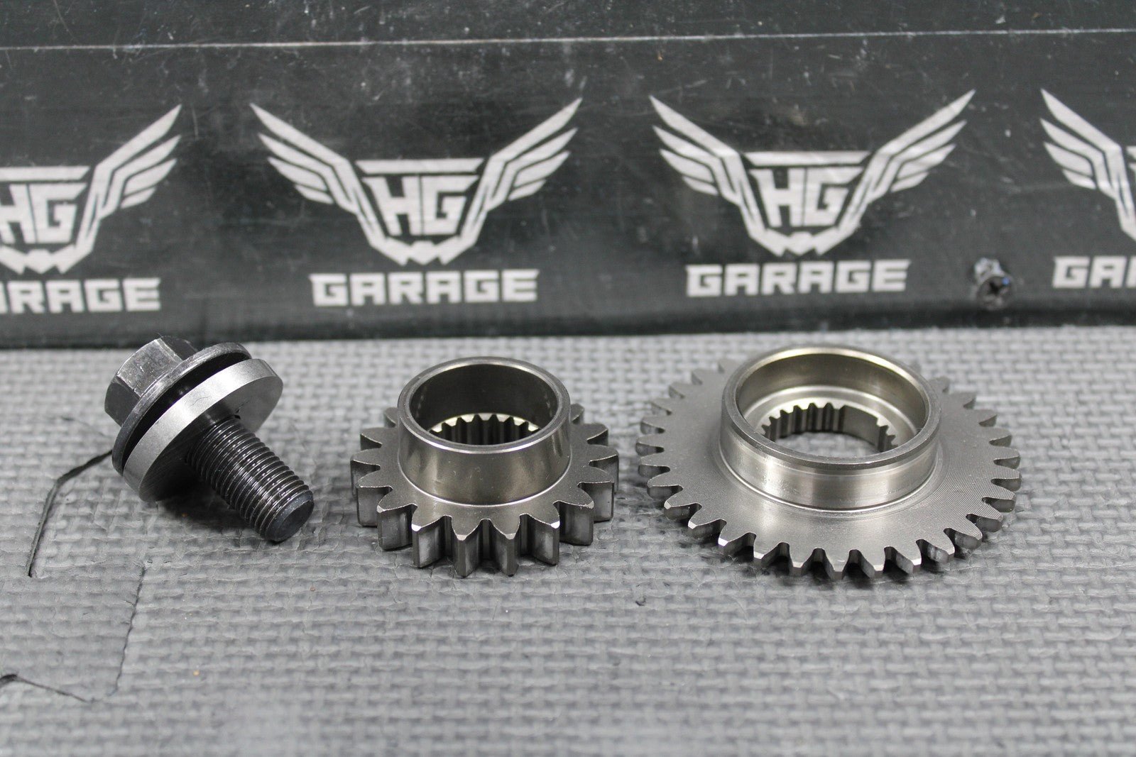 2008 2009 HONDA CRF250R OEM ENGINE CRANKSHAFT PRIMARY MAIN DRIVE GEARS BOLT SET - hggarage