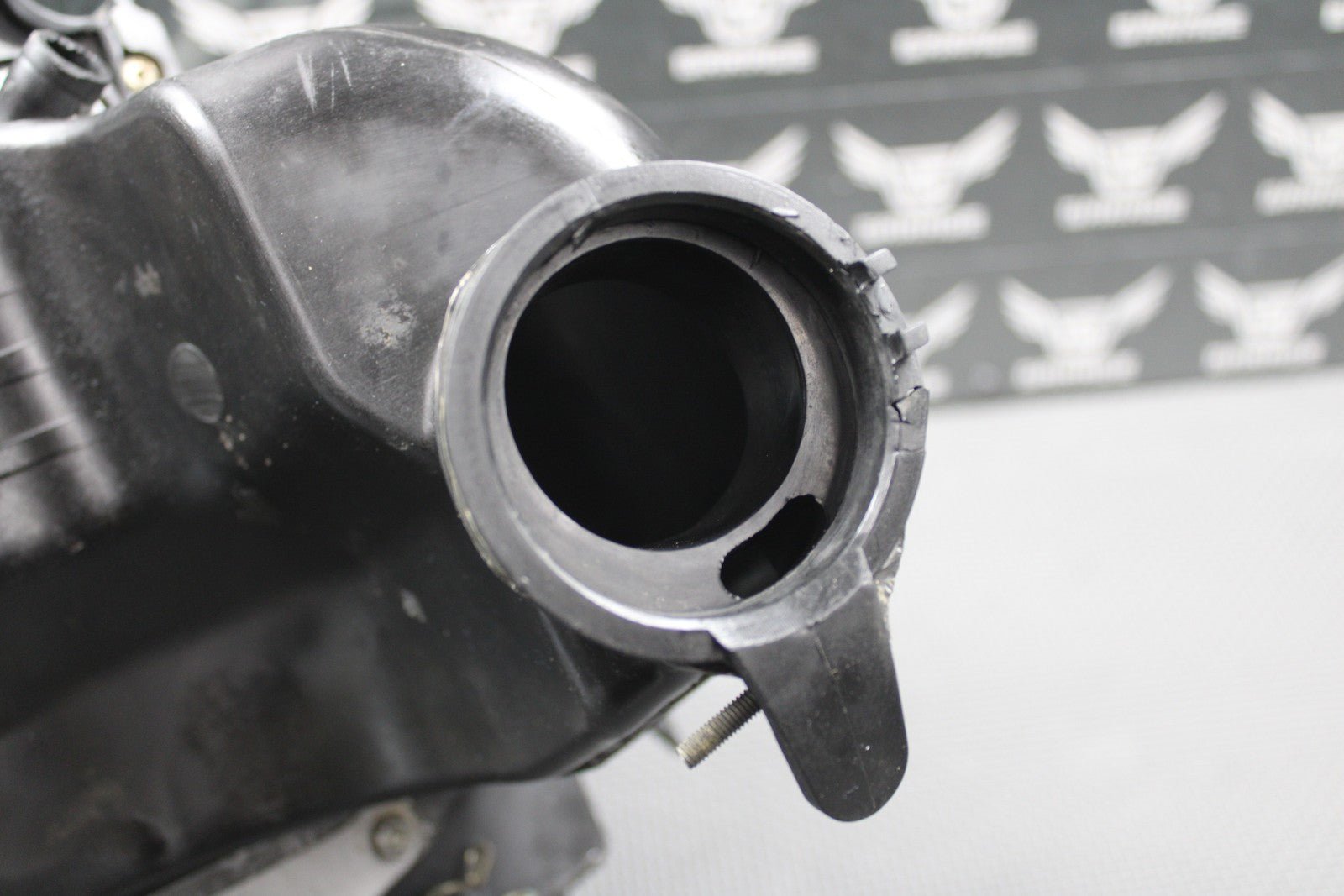 2008 HONDA CRF250R OEM AIRBOX AIR CLEANER FILTER BOX CASE INTAKE BOOT NICE! - hggarage