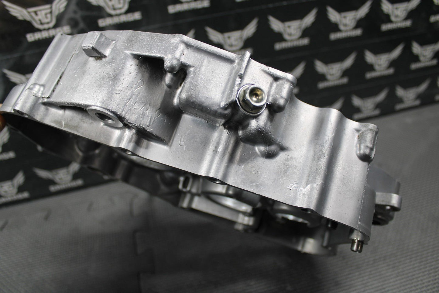 2008 HONDA CRF250R OEM RIGHT ENGINE CRANKCASE CRANK CASE 11100 - KRN - A10 GOOD! - hggarage