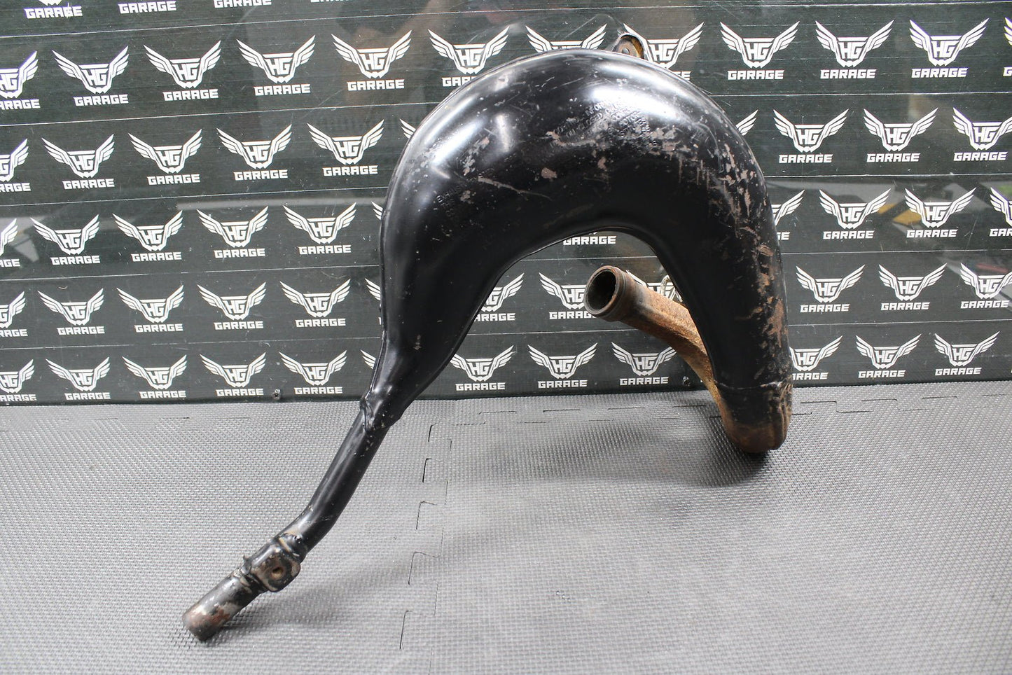2001 97 - 01 YAMAHA YZ80 OEM EXHAUST PIPE CHAMBER HEADER 4ES - 14610 - 10 - 00 - hggarage