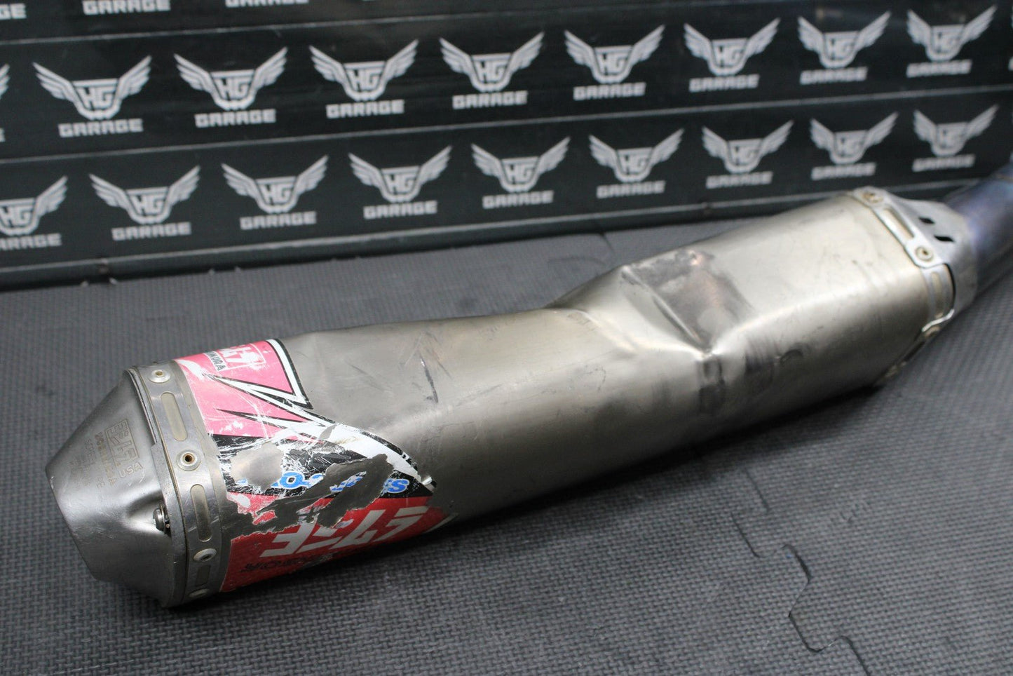 2005 Suzuki RMZ250 Full Yoshimura Pro - Series Exhaust Pipe Header Muffler Slip On - hggarage
