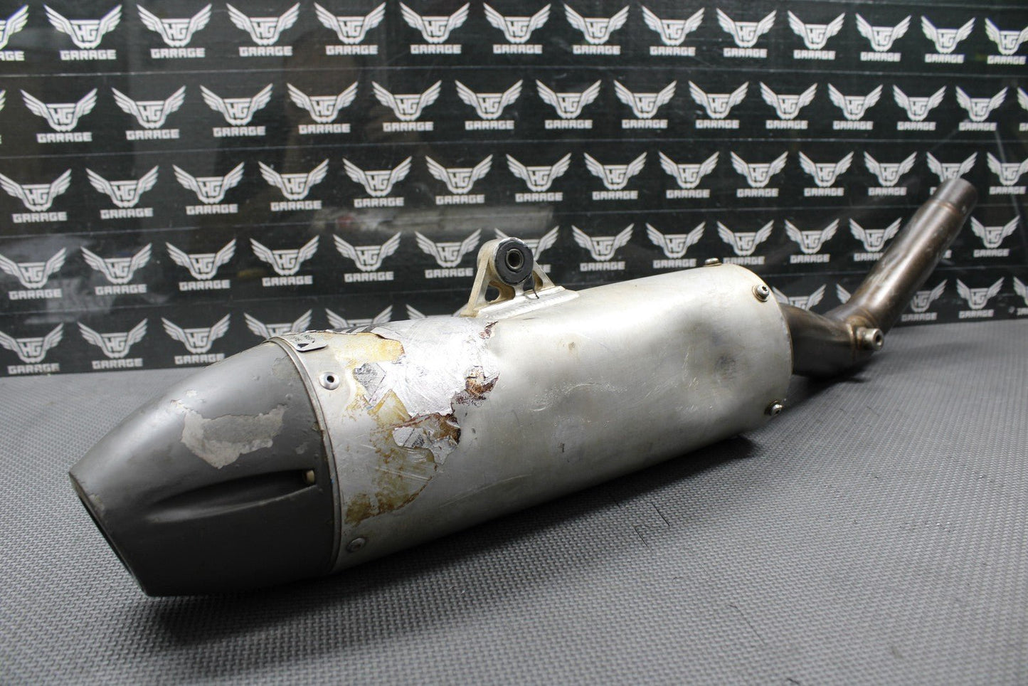 2009 YAMAHA YZ450F DR. D MUFFLER EXHAUST SILENCER SLIP ON PIPE HEADER SYSTEM - hggarage
