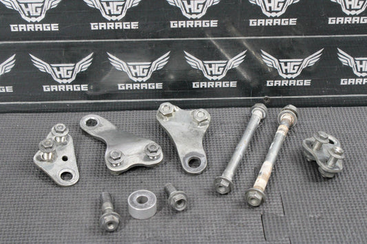 2023 HONDA CRF250R OEM ENGINE MOTOR MOUNT STAY BRACKETS HARDWARE BOLTS - hggarage
