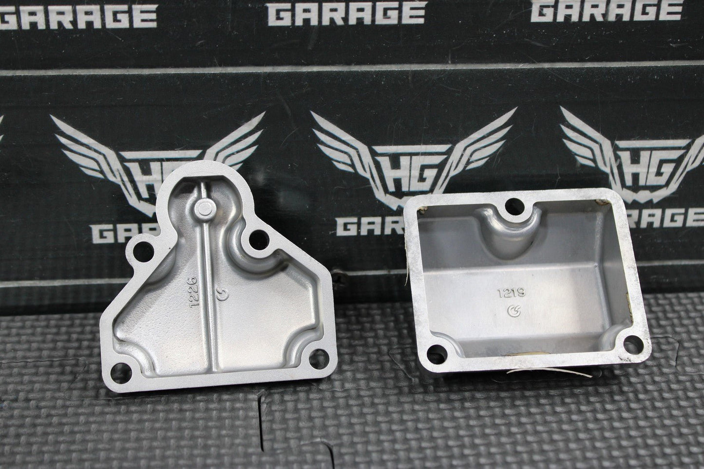 1996 93 - 00 KAWASAKI KX250 OEM ENGINE POWERVALVE POWER VALVE CYLINDER COVERS - hggarage