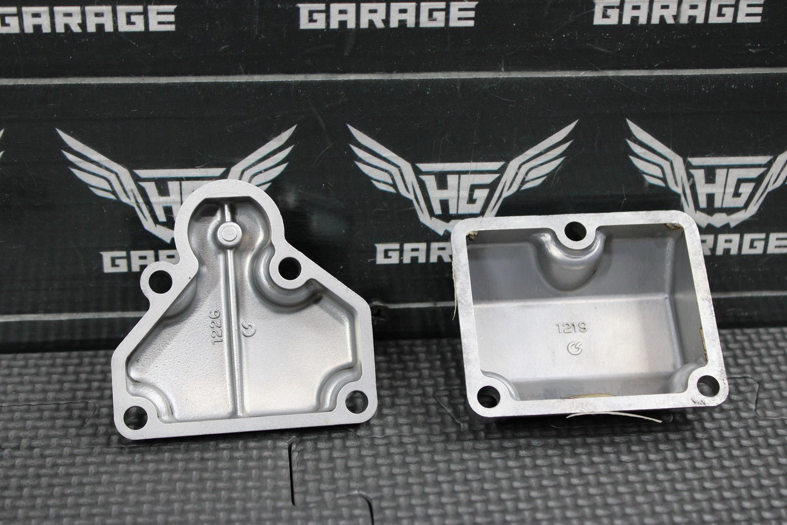 1996 93 - 00 KAWASAKI KX250 OEM ENGINE POWERVALVE POWER VALVE CYLINDER COVERS - hggarage