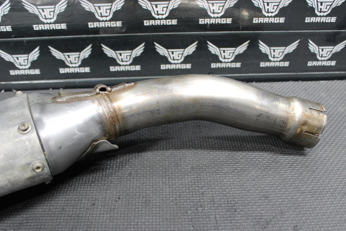 2015 YAMAHA YZ250FX OEM MUFFLER EXHAUST SILENCER SLIP ON PIPE 1SM - 14750 - 10 - 00 - hggarage