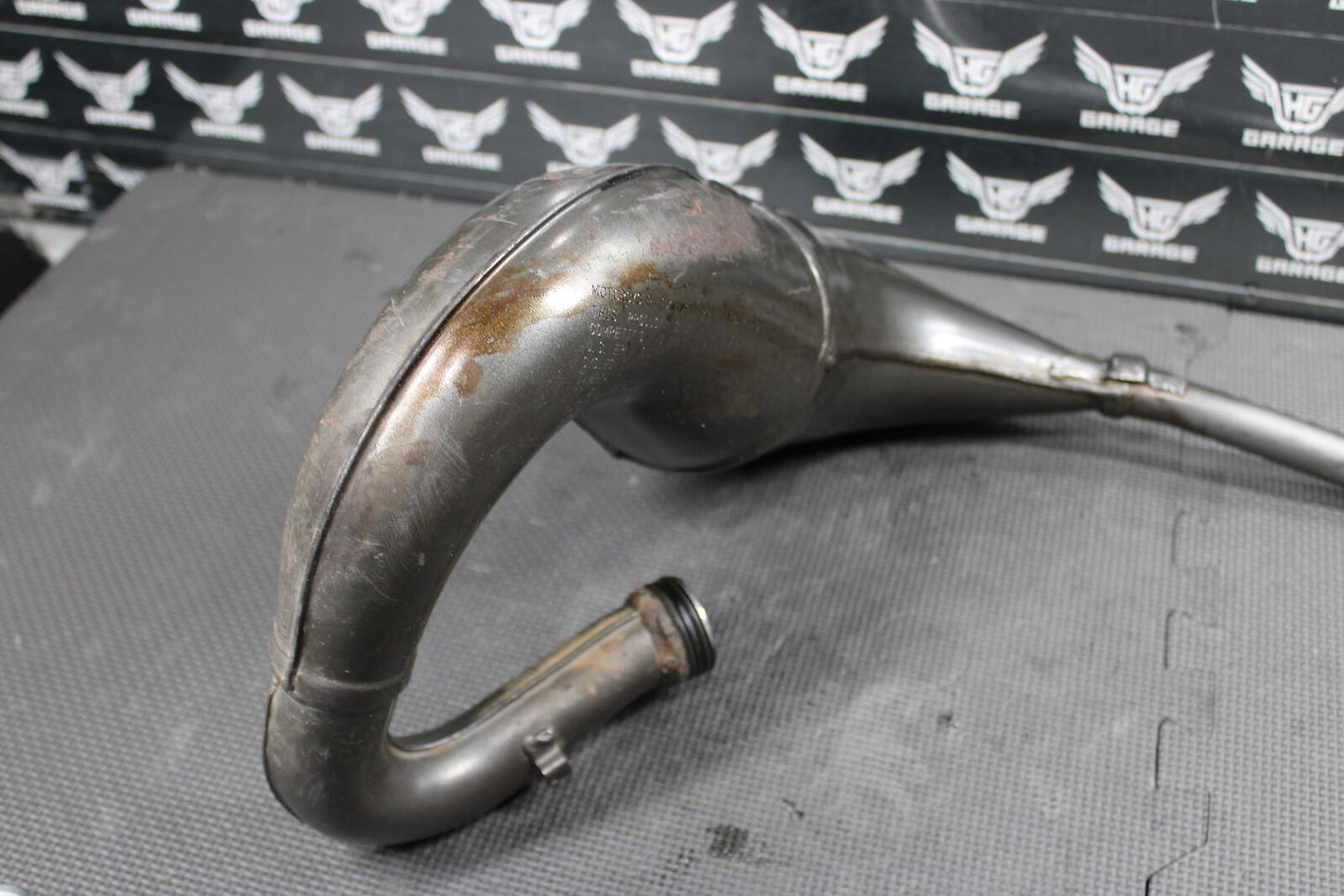 2020 KAWASAKI KX100 OEM EXHAUST PIPE CHAMBER HEADER ASSEMBLY