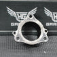1998 HONDA 90 - 99 CR125R OEM EXHAUST PIPE CHAMBER HEADER JOINT 18352 - KZ4 - 700 - hggarage