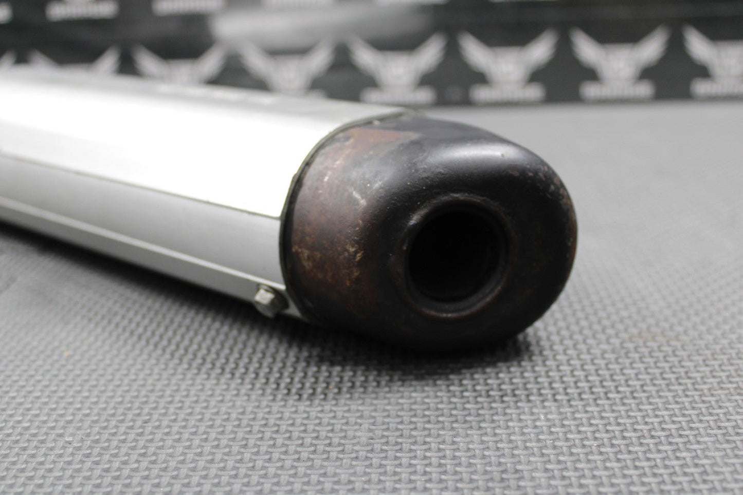 2003 03 - 05 KAWASAKI KX125 OEM MUFFLER EXHAUST SILENCER SLIP ON PIPE 18100 - 0003 - hggarage