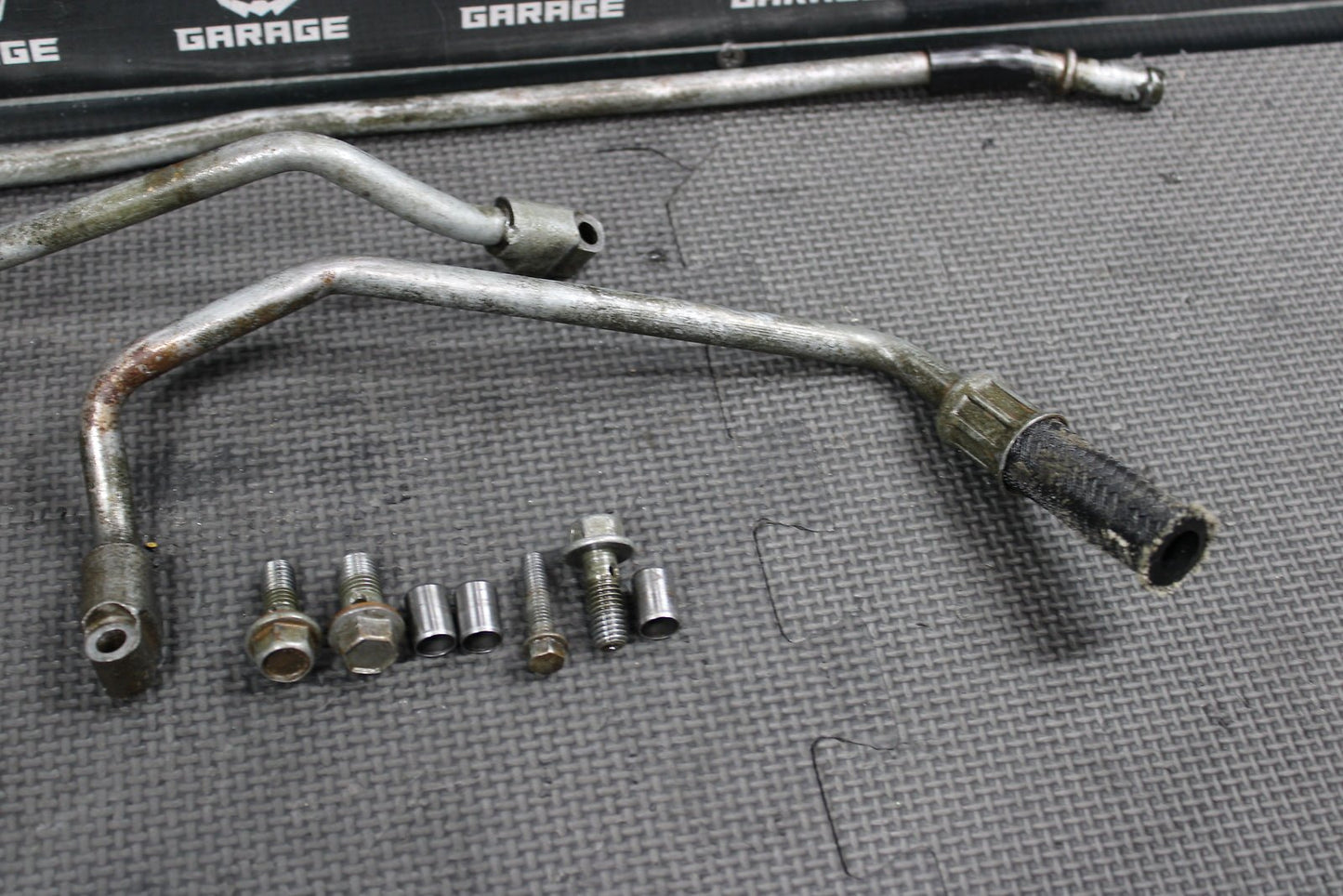 1998 YAMAHA YZ400F OEM ENGINE MOTOR OIL HOSE PIPES ASSEMBLY 5BE - 13416 - 00 - 00 - hggarage