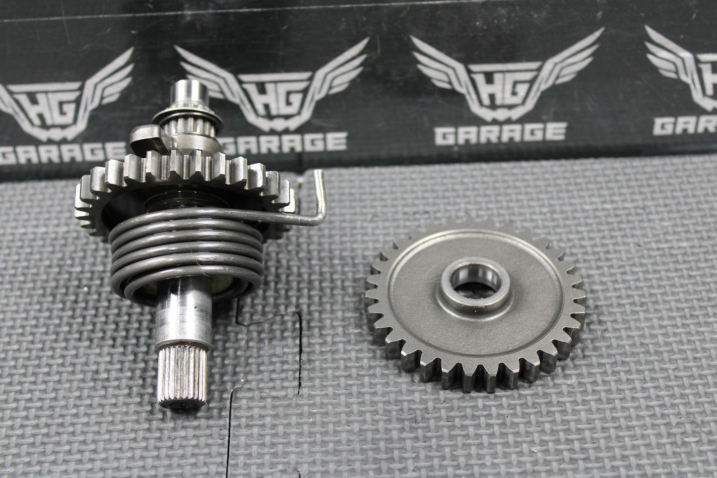 1993 88 - 93 KAWASAKI KX125 OEM KICKSTART KICK START SHAFT W IDLER GEAR 13066 - 1019 - hggarage