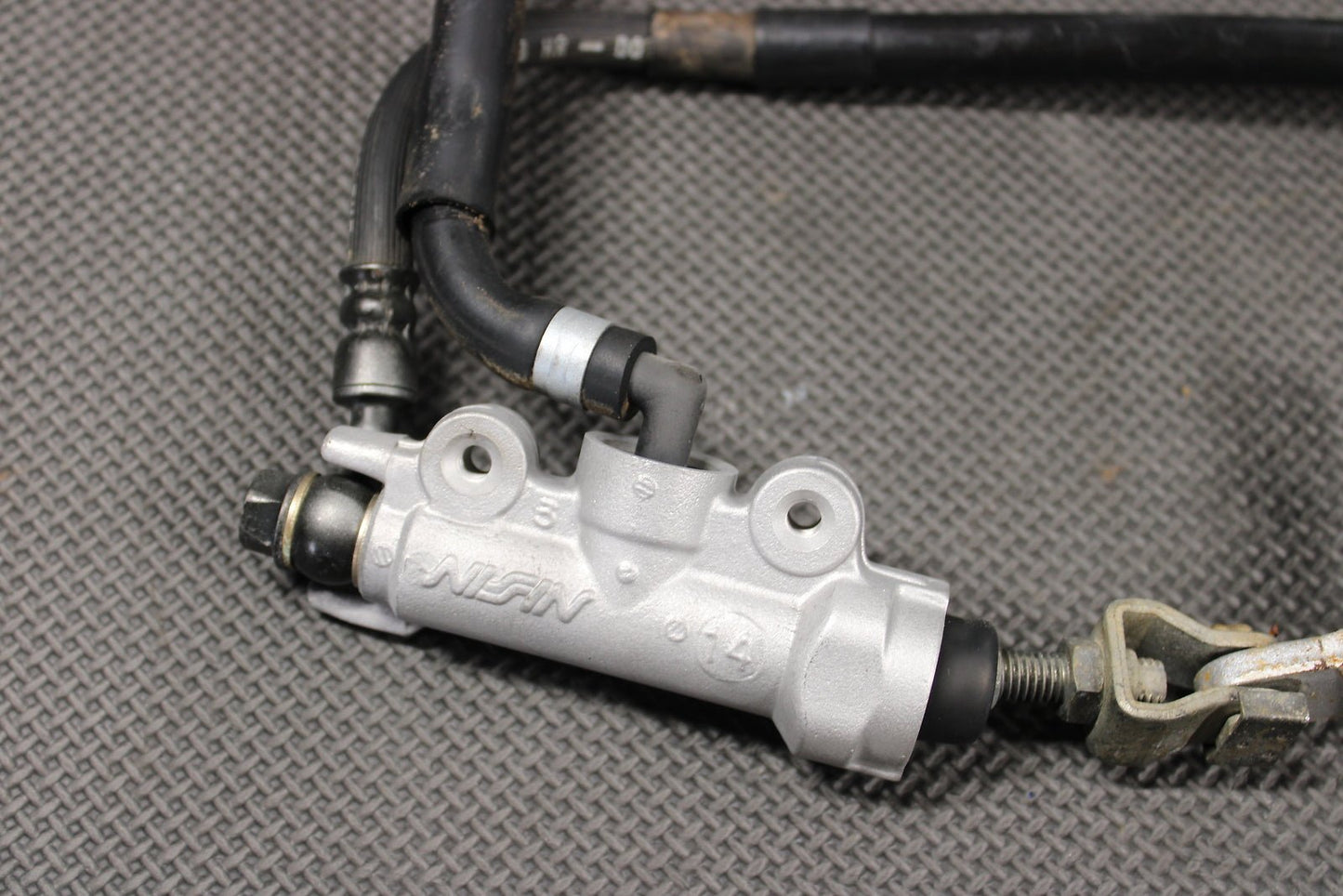 2001 Honda XR250R OEM Nissin Rear Back Brake Caliper Master Cylinder Lever - hggarage