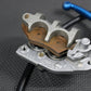 2006 Kawasaki KX450F OEM Nissin Front Brake Caliper Master Cylinder 43015 - 0167 - hggarage