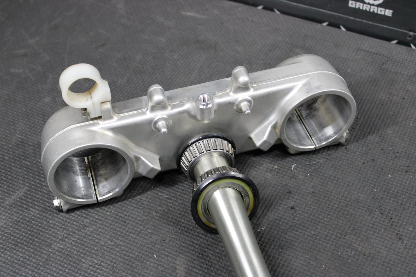 2013 HONDA CRF450R OEM FRONT FORKS LOWER UPPER TRIPLE TREE STEM CLAMP NICE! - hggarage