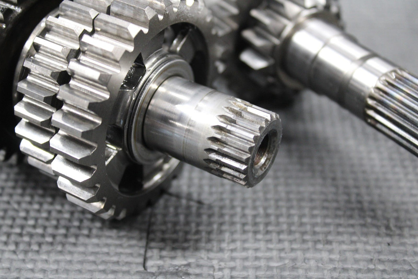 2008 HONDA CRF250R OEM TRANSMISSION TRANNY GEARBOX GEARS SHIFT FORKS NICE! - hggarage