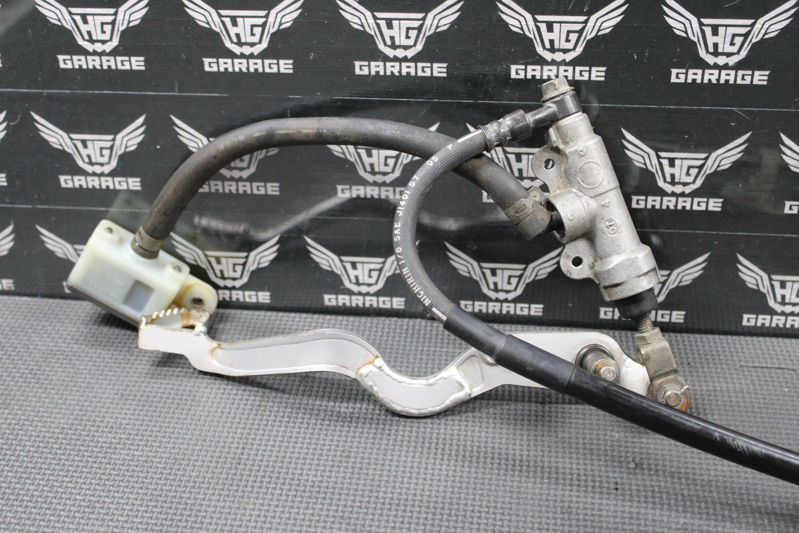 2009 KAWASAKI 2009 2010 KLX250SF OEM NISSIN REAR BACK BRAKE CALIPER MASTER LEVER - hggarage