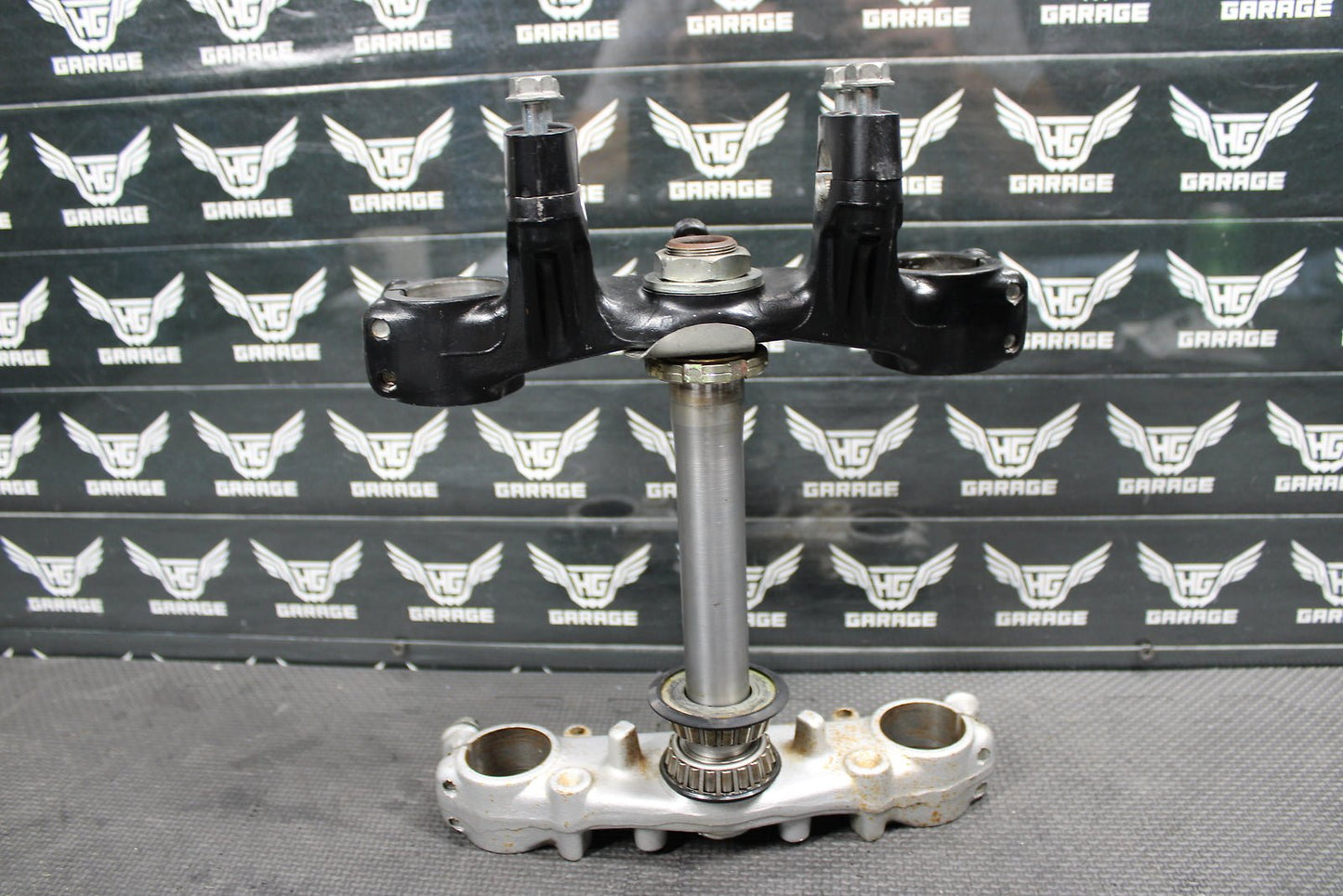 2001 Honda XR200R 90 - 02 OEM Front Fork Lower Upper Triple Tree Stem Bridge Clamp - hggarage