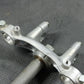 1998 KAWASAKI KX60 90 - 03 OEM FRONT FORKS LOWER UPPER TRIPLE TREE STEM CLAMP - hggarage