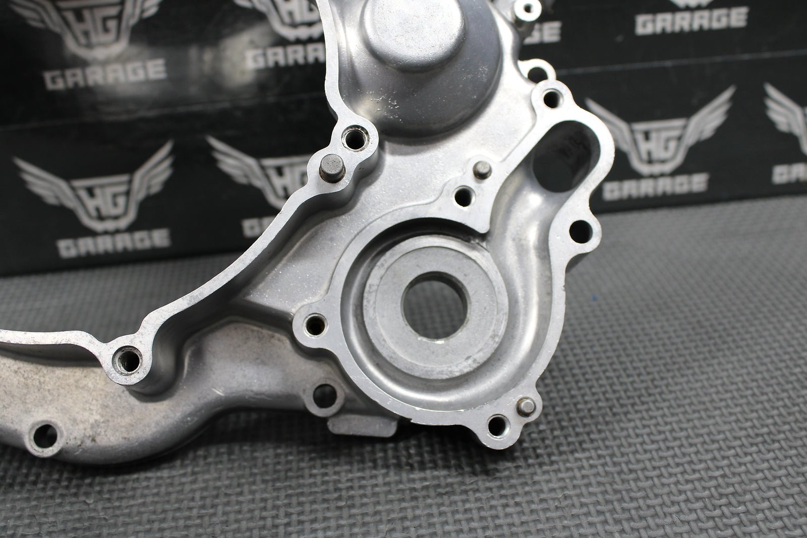 1991 KAWASAKI KX125 OEM RIGHT SIDE CRANKCASE INNER CLUTCH COVER 14032 - 1295 GOOD - hggarage