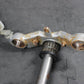 2002 KAWASAKI KX65 OEM FRONT FORKS LOWER UPPER TRIPLE TREE STEM CLAMP - hggarage