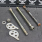 1991 YAMAHA RT180 OEM 90 - 93 FRONT REAR AXLE BACK WHEEL RIM SWINGARM PIVOT BOLT A - hggarage