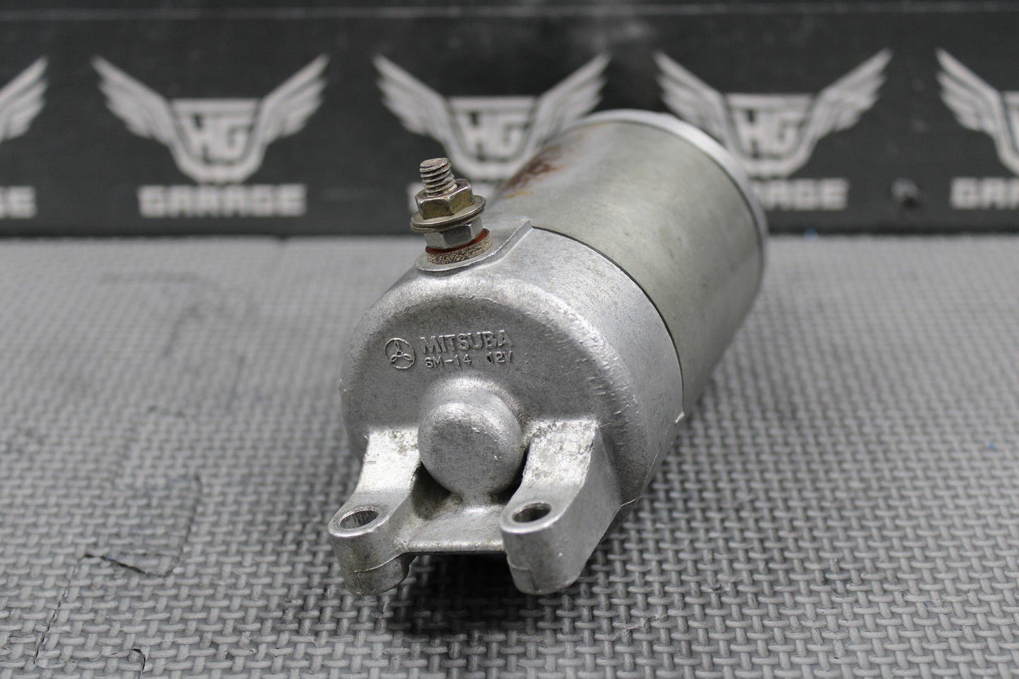 2003 KAWASAKI KLX400R OEM MITSUBA ELECTRIC START STARTER MOTOR 21163 - S004 GOOD - hggarage
