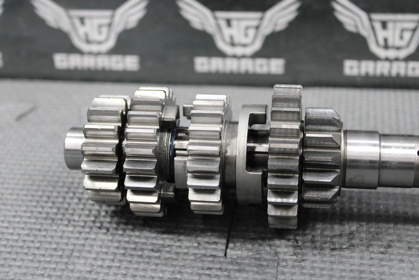 2008 HONDA CRF250R OEM TRANSMISSION TRANNY GEARBOX GEARS SHIFT FORKS NICE! - hggarage