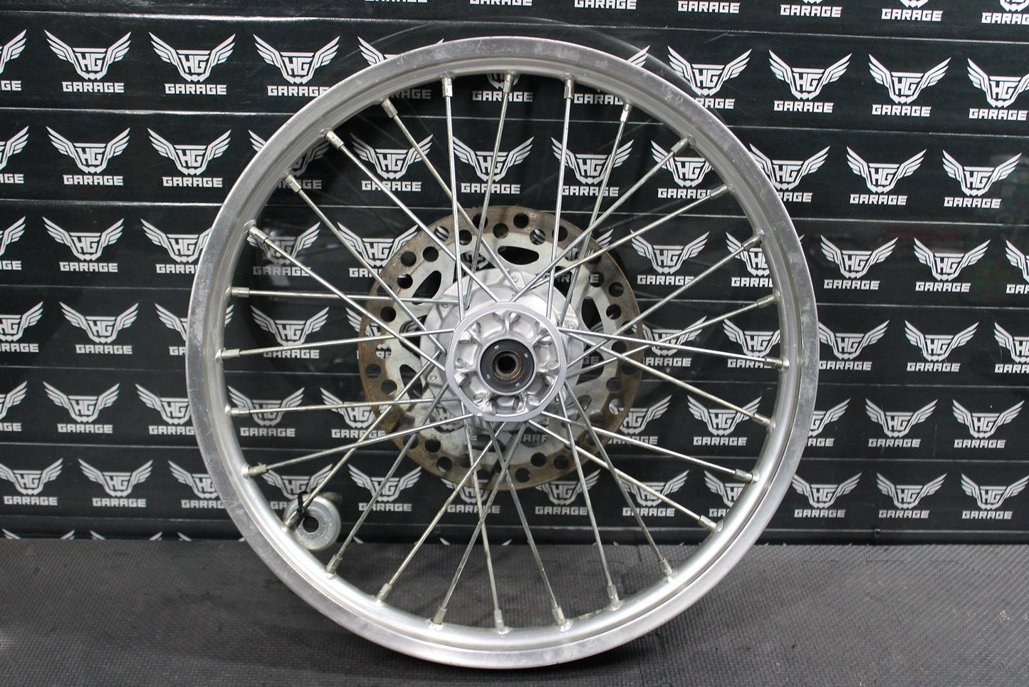 2005 Kawasaki KX85 OEM Front Wheel Rim 41034 - 1310 41090 - 0006 - hggarage