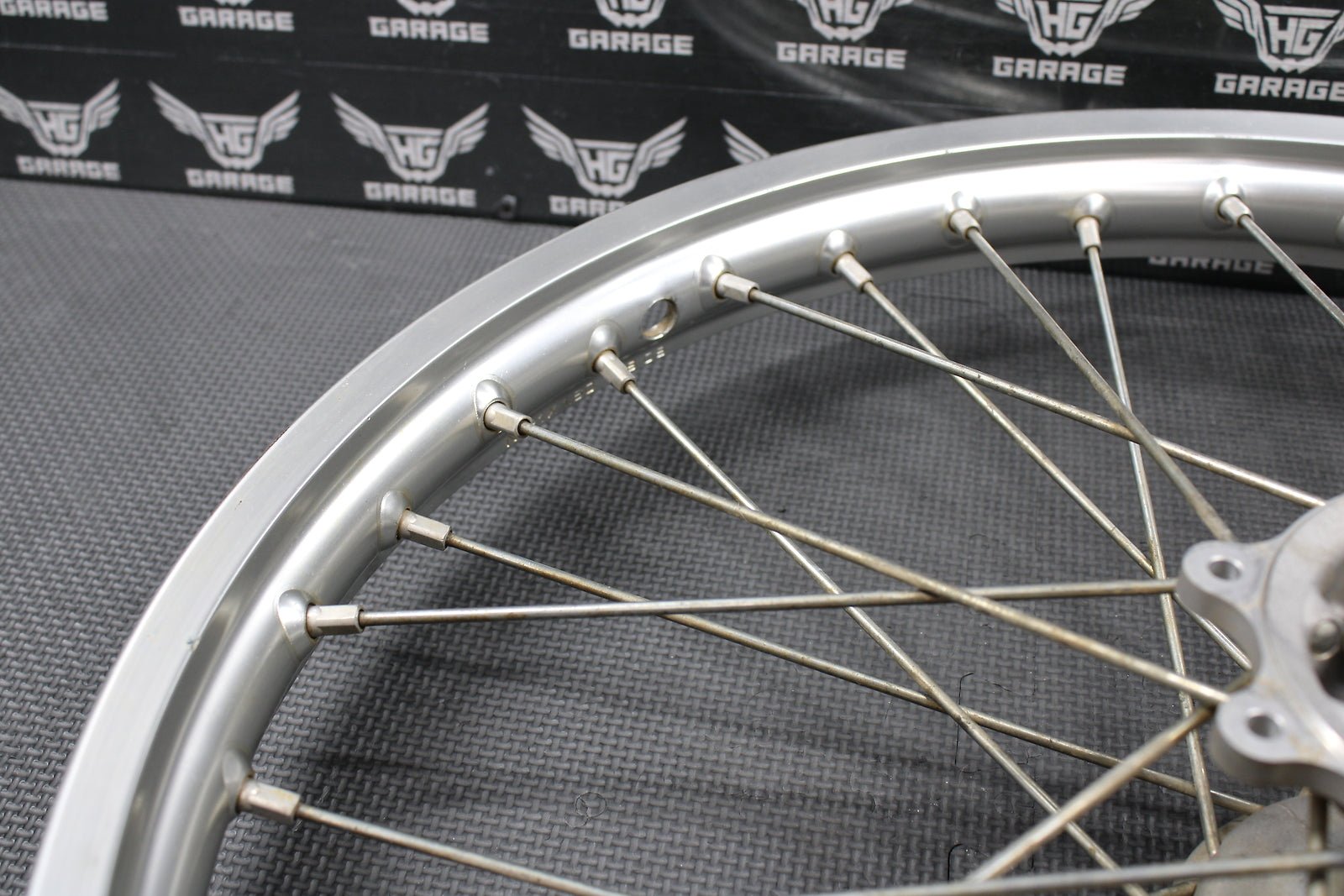 2006 2007 HONDA CRF250R CRF450R OEM DID 21" FRONT WHEEL RIM HUB 44650 - MEN - 840 - hggarage