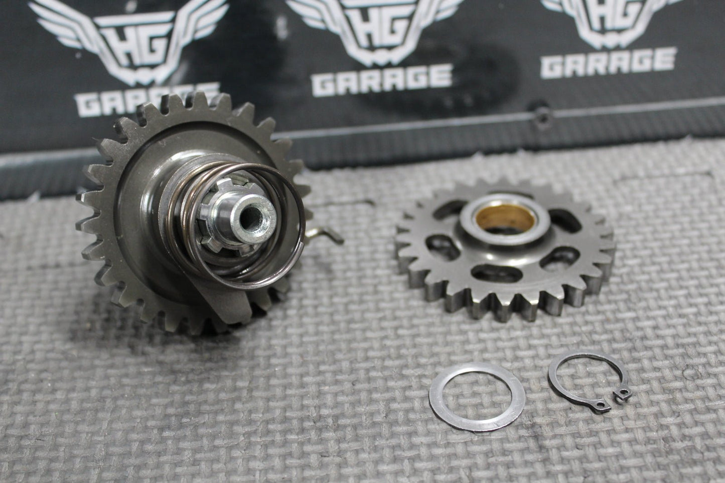 2001 01 - 07 SUZUKI RM125 OEM KICKSTART KICK START SHAFT W IDLER GEAR 26211 - 27C02 - hggarage