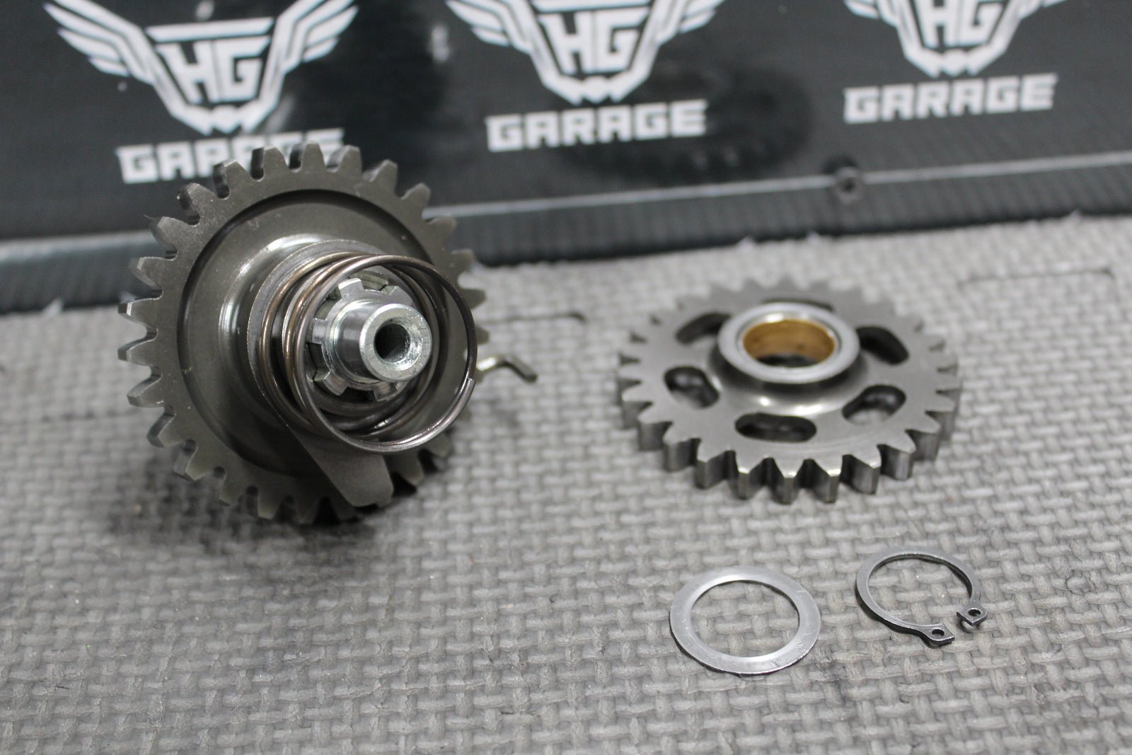 2001 01 - 07 SUZUKI RM125 OEM KICKSTART KICK START SHAFT W IDLER GEAR 26211 - 27C02 - hggarage