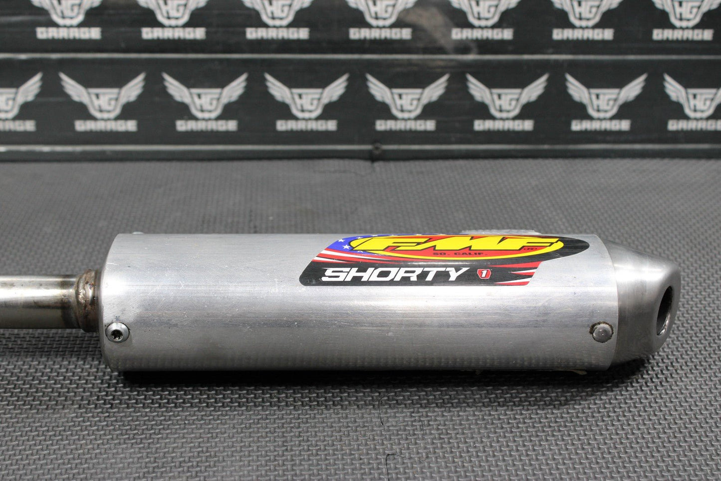 2002 YAMAHA YZ250 02 - 26 FMF SHORTY MUFFLER EXHAUST SILENCER SLIP ON PIPE - hggarage