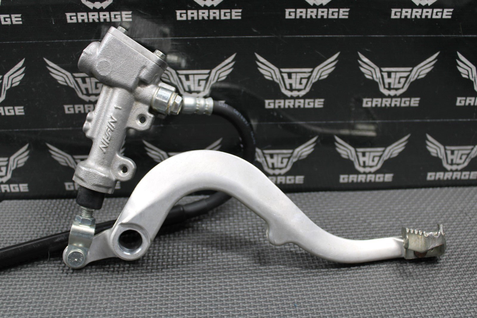 2022 KAWASAKI KX250 KX250X KX450X OEM NISSIN REAR BACK BRAKE CALIPER MASTER MINT - hggarage