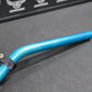 1986 KAWASAKI KDX200 BLUE 7/8" HANDLEBARS BARS GRIPS STEERING 46003 - 1224 - hggarage