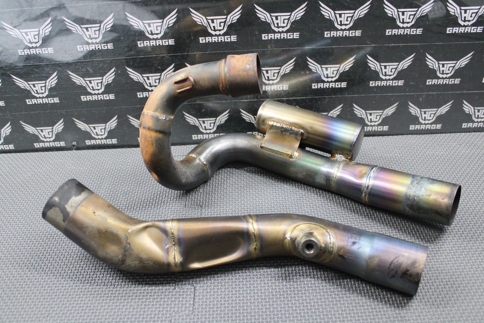 2010 KTM 08 - 10 250 XCF SXF DRD TITANIUM MUFFLER EXHAUST SILENCER SPARK ARRESTOR - hggarage