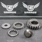 2002 YAMAHA 99 - 22 YZ250 YZ250X OEM 2T ENGINE PRIMARY GEAR GEARS CRANKSHAFT - hggarage