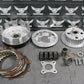 1986 HONDA XR250R OEM COMPLETE CLUTCH W PLATES BASKET HUB 22100 - KT1 - 010 - hggarage